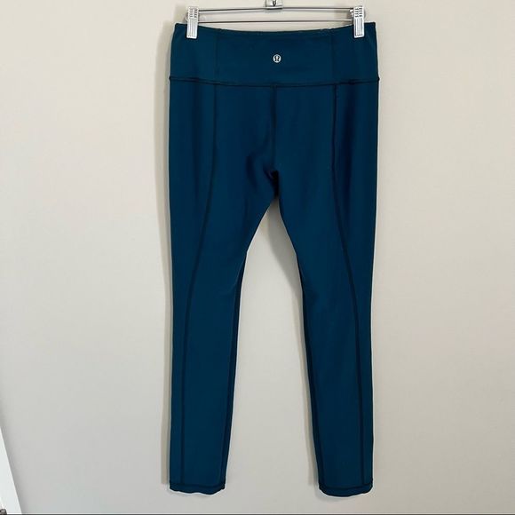 Lululemon Skinny Groove Pant Dark Teal - Picture 6 of 15